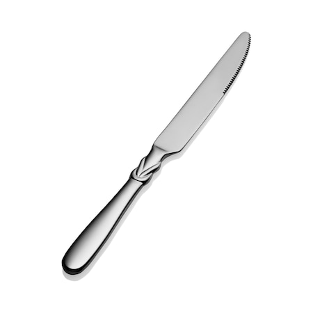 Bon Chef Forever, Dinner Knife, Euro, Solid Handle, Mirror Finish, 13/0, 9.84" , set of 12 S2312